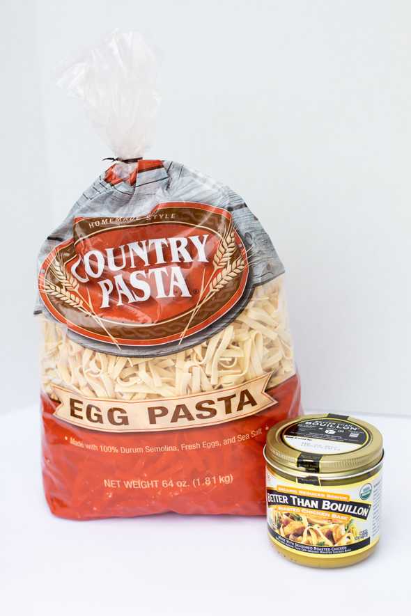 key ingredients for chicken noodle soup
