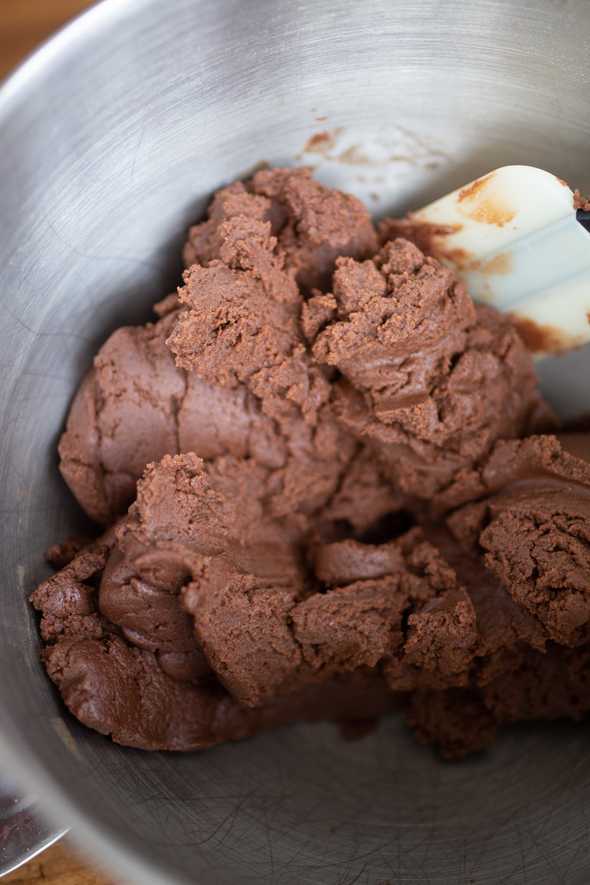 bowl filled with cookie dough